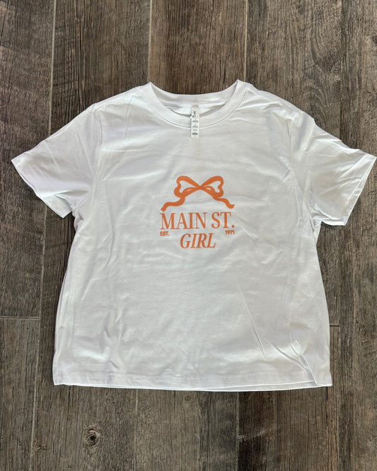 "Main St. Girl" T-Shirt White